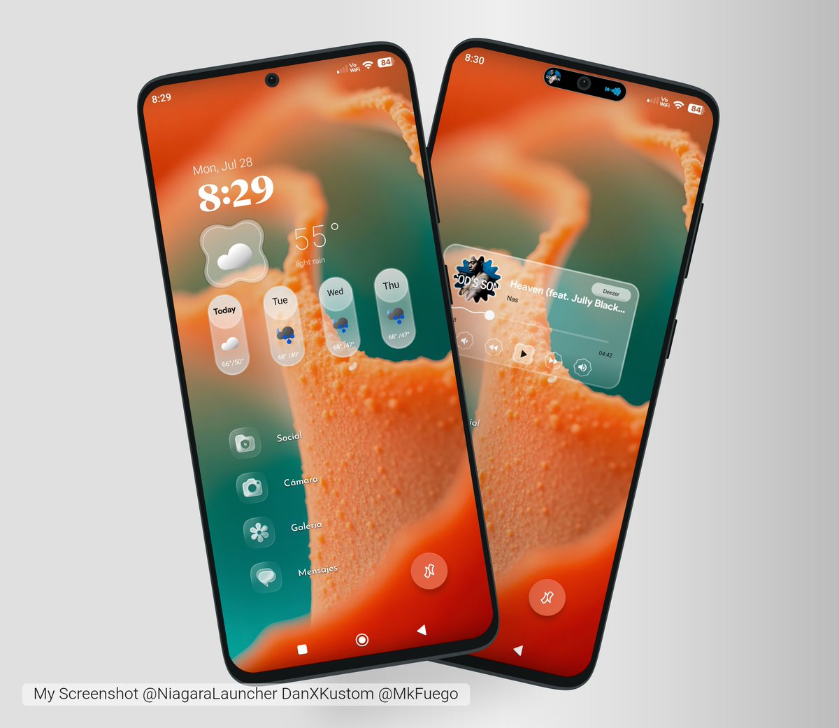 MkFuego's tweet image. Good Day friends
My Screenshot
@NiagaraLauncher
Wallpaper 👇🏾 by me @MkFuego
Widget #MaterialGlass by @AndroidTools3
Icons #OneUIGlass by @lkn9x
Mockup by #AppulyApp
#KWGT #myhomescreen #Android #Xiaomi #HyperOs