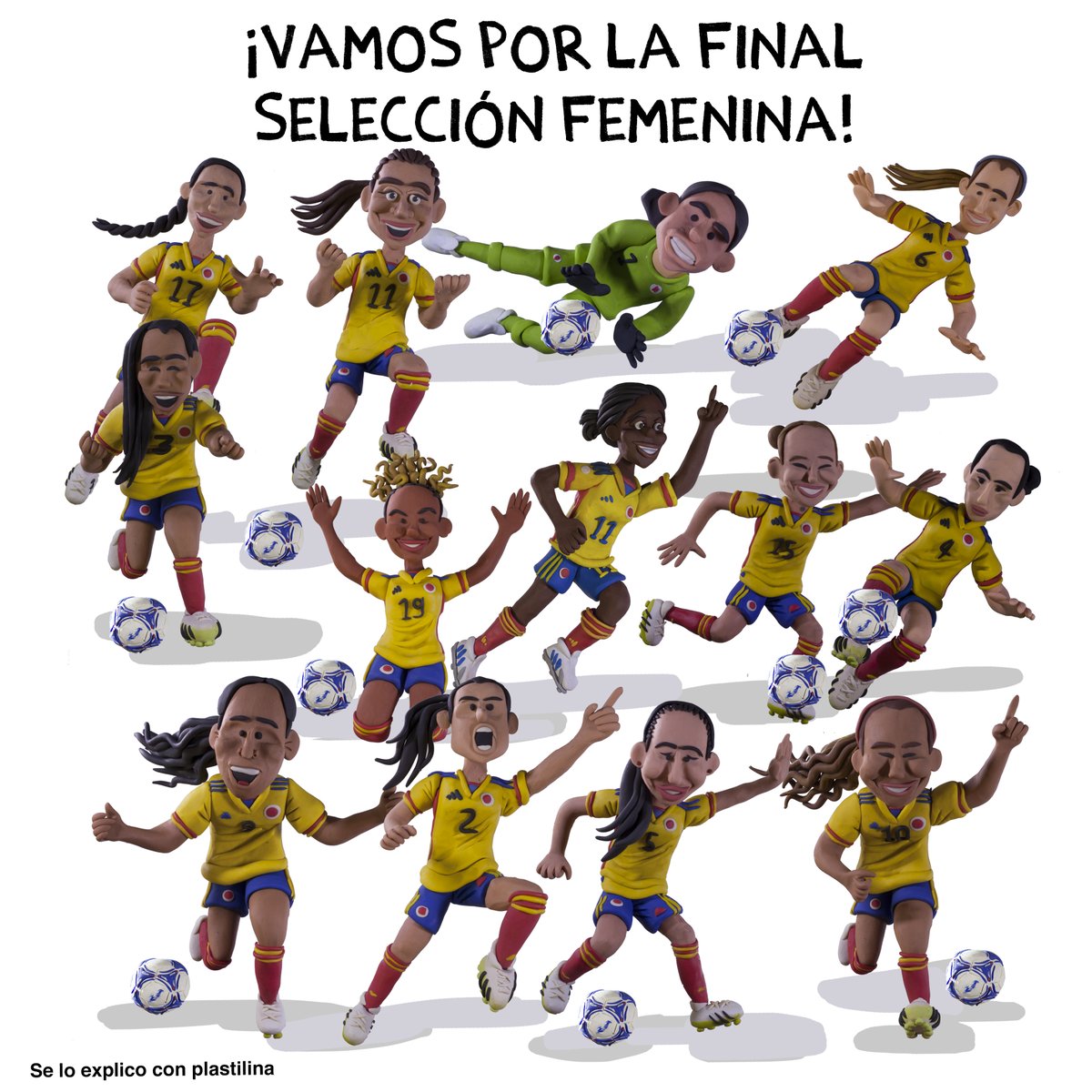 #SeleccionColombiaFemenina  ¡Vamos a los olímpicos y por la final eeeee!!!!! #Olimpicos #LaSeleNosUne