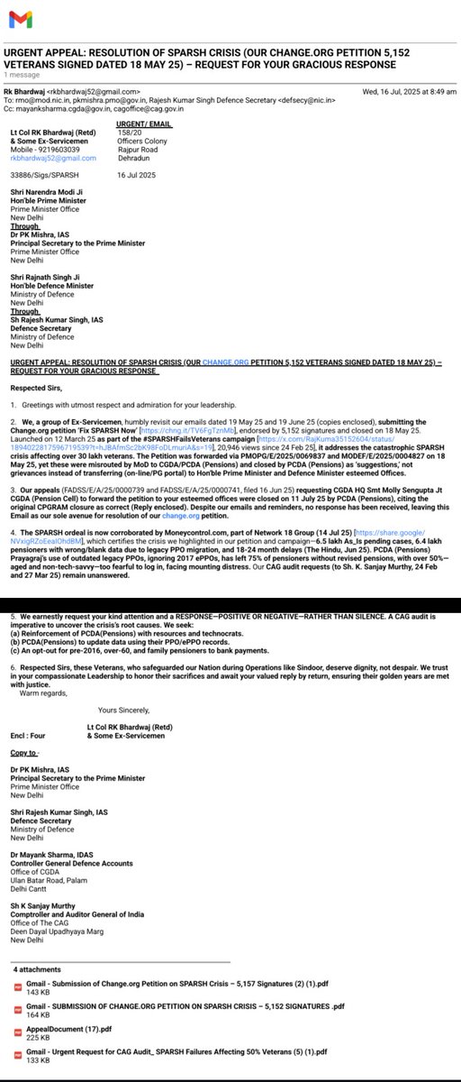 Lt Col R K Bhardwaj (Retd) tweet media