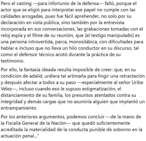 Espero que publiquen como libro el fallo de mil páginas de la jueza Heredia. Tiene arrojo dramatúrgico, no solo valor civil.
Y pues si publicaron las obras completas de Duque y los power-points de Felipe Buitrago.  La transcripción la hizo Manuela Saldarriaga.  
Vean la joya: