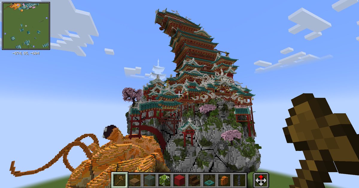 🐚.... %
#Minecraftbuilds 
 #minecraft建築コミュ