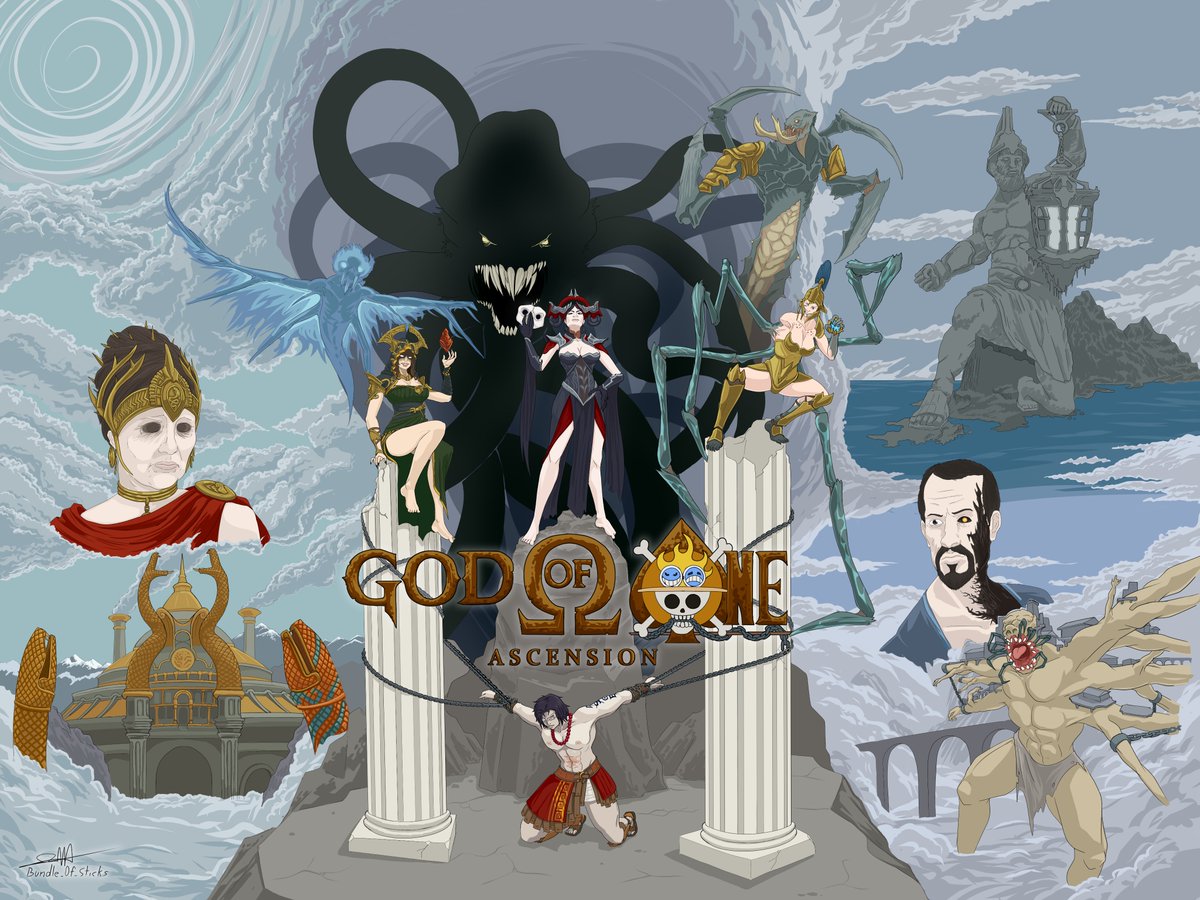 BoSticks2k21's tweet photo. A second commission for the #crossover #fanfic of #GodOfWar and #OnePiece: God of ONE - ASCENSION
links to the fic in the replies
#PortgasDAce #Tisiphone #Alecto #Megaera #Orkos
#ゴッドオブウォー #ポートガス・D・エース #メガエラ #アレクト #ティシフォネ https://t.co/yYnHxnuI4O