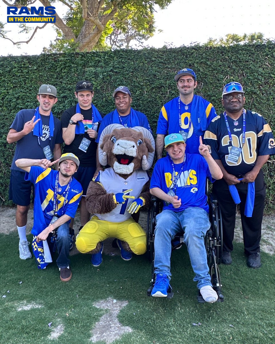 Rams Community (@ramscommunity) on Twitter photo Welcoming the Special Olympics of Southern California Flag Football team, the San Fernando Valley Rams! 💙 Welcoming the Special Olympics of Southern California Flag Football team, the San Fernando Valley Rams! 💙