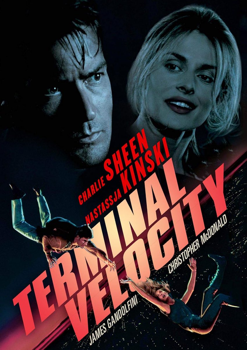 Doctor Quester (@doctor_quester) on Twitter photo <a href="/Cmdr_Sinclair/">Paige Ashley 📺</a> Okay. 👍
Terminal Velocity (1994)
Charlie Sheen is a pro skydiver sucked into a conspiracy by KG-used-to-B agent Natassja Kinski.
Awesome practical stunts, hilarious dialogue and the bad guys are played by Tony Soprano and a bleached-blonde Shooter McGavin. <a href="/Cmdr_Sinclair/">Paige Ashley 📺</a> Okay. 👍
Terminal Velocity (1994)
Charlie Sheen is a pro skydiver sucked into a conspiracy by KG-used-to-B agent Natassja Kinski.
Awesome practical stunts, hilarious dialogue and the bad guys are played by Tony Soprano and a bleached-blonde Shooter McGavin.