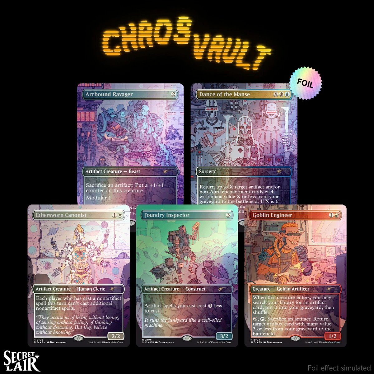 【お知らせ】本日米国サイトにて販売開始となったSecret Lair「Commander Reinforcements」は、楽天ブックスでもお買い求めいただけます！ぜひチェックを！

🛒楽天ブックス
books.rakuten.co.jp/event/game/mtg…
📖収録内容
magic.wizards.com/en/news/featur…
#mtgjp #MTGSecretLair