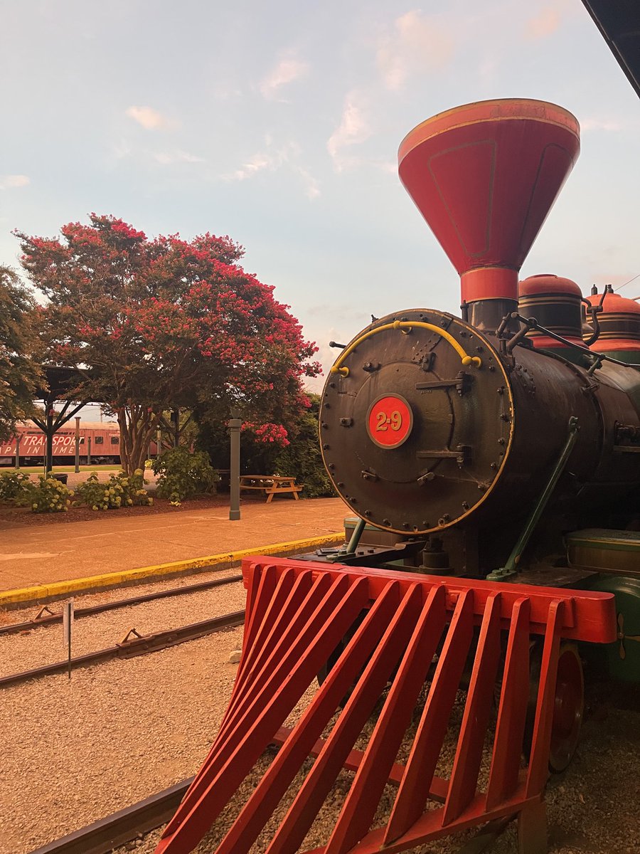 Pardon me boys. Sunset at the Choo Choo.
