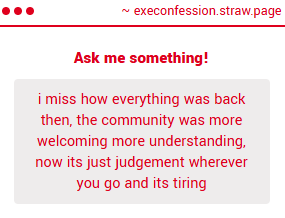 Execonfession's tweet photo. Confession N°53 https://t.co/9jnreuruwX