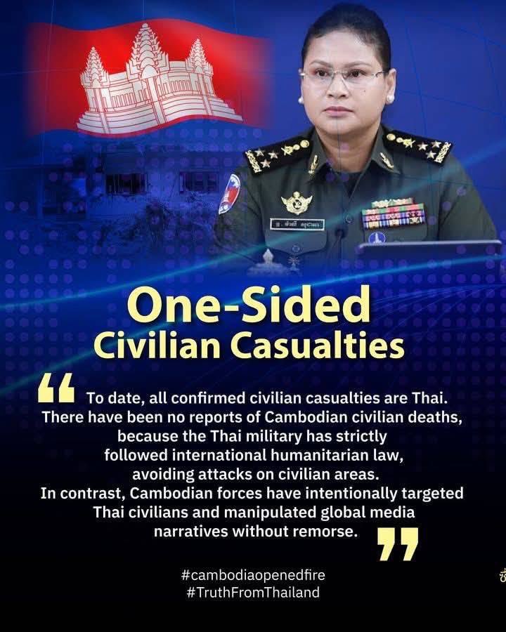 Nilpat8's tweet photo. #CambodiaOpenedFire #cambodiastartedTheWar #TruthFromThailand https://t.co/laEyiPZyMo
