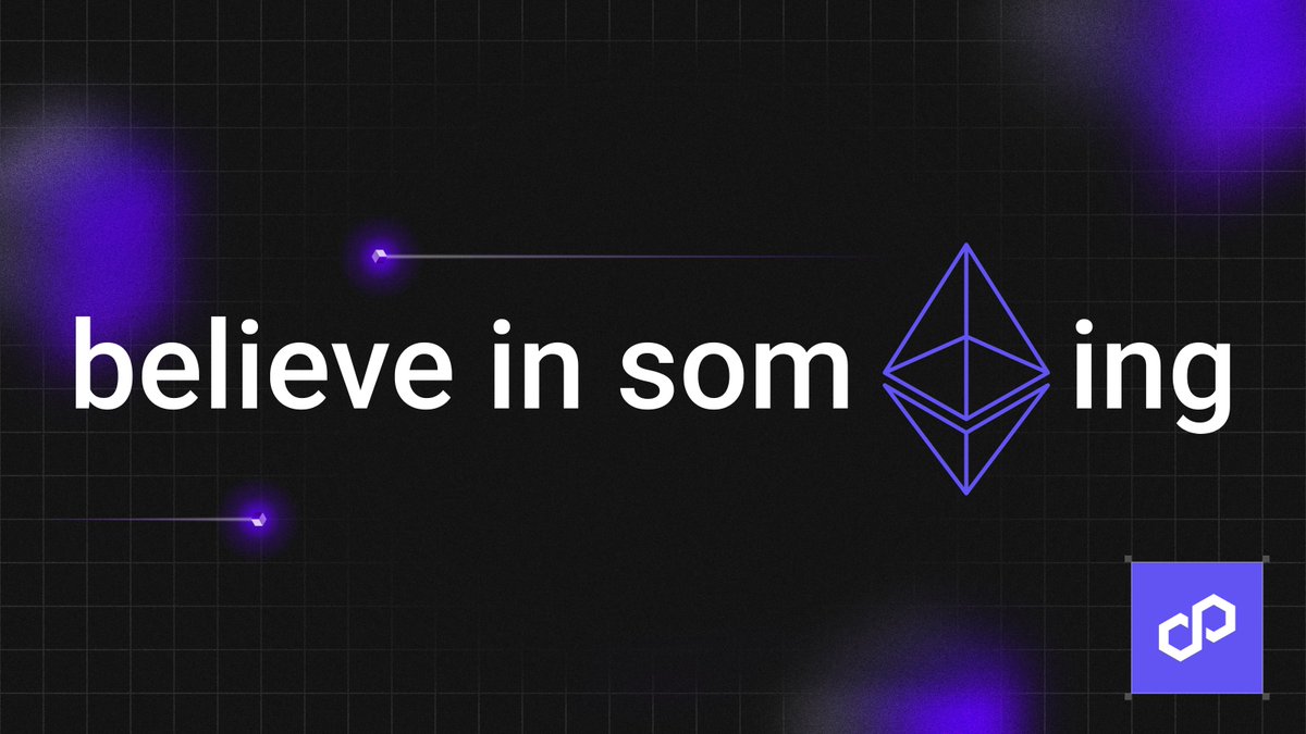 Polygon β» (@0xpolygon) on Twitter photo 10 years of <a href="/ethereum/">Ethereum</a> πβΎ
A decade of building, scaling, and shaping the future.
Polygon is proud to be contributing to somETHing greater. 10 years of <a href="/ethereum/">Ethereum</a> πβΎ
A decade of building, scaling, and shaping the future.
Polygon is proud to be contributing to somETHing greater.