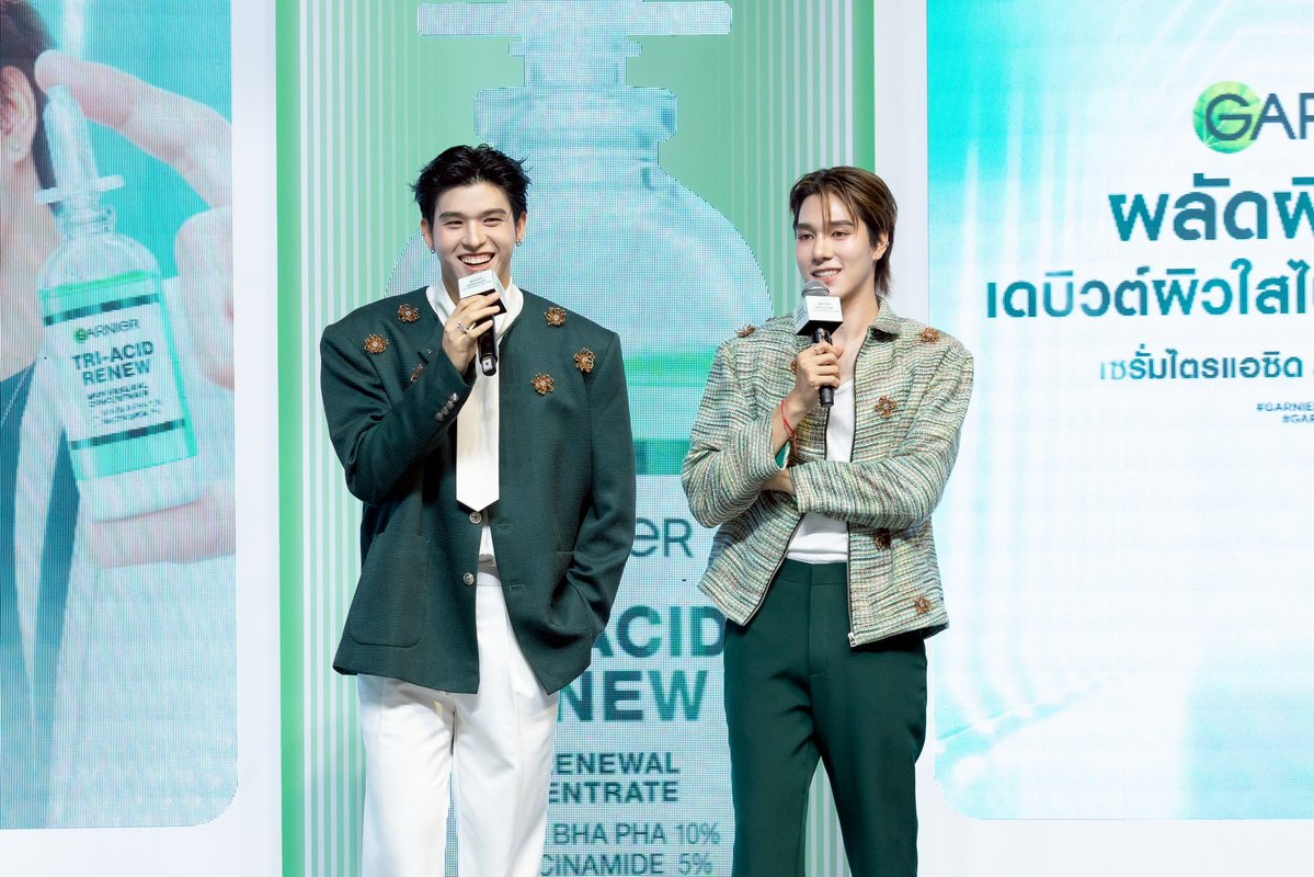 ALLNewsEXPRESS1's tweet image. เคมีที่ลงตัว! ‘สกาย-นานิ’ เดบิวต์รับตำแหน่ง Friends of Garnier คนใหม่ โชว์ตัวไอเทมผลัดผิว Tri-Acid Renew เซรั่มเพื่อผิวไบรท์ กลาง สยามย่าน มิตรทาวน์
#GARNIERTRIACIDXSKYNANI #หยดผลัดผิว #TriAcidSerum #GarnierThailand
Garnier Thailand อวดเคมีที่ทุกคนตามหา! ดึง สกาย-วงศ์รวี นทีธร…