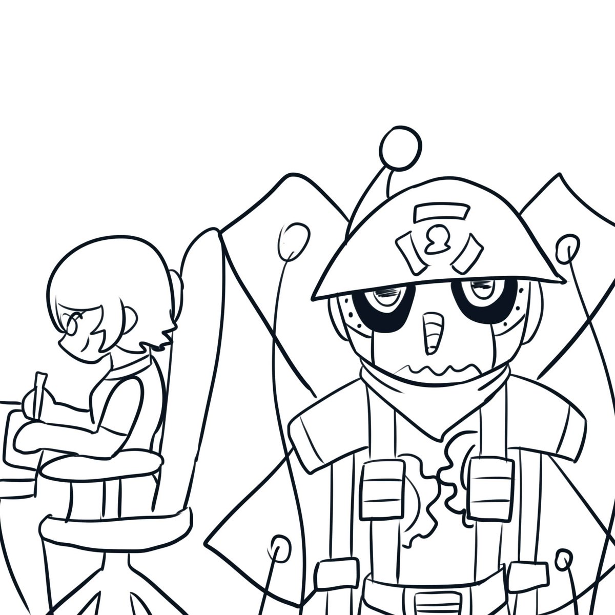 MeckyJPG's tweet image. I&apos;m trying to get back into digital drawing so I can continue what I left behind a long time ago. Oh! And Puppi is watching you, say hi!
#Puppiki #Puppetmon #MekiTakahashi