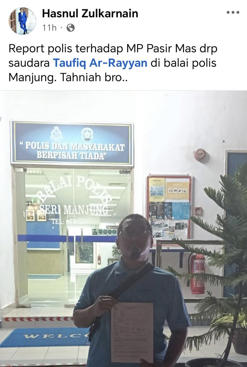 adamyusuf88's tweet photo. Di FB sudah dilancarkan gerakan besar-besaran untuk buat laporan polis terhadap @FadhliShaari yang sangat melampau dan memalukan negara.

Satu lagi konflik boleh berlaku jika tidak ada sebarang tindakan diambil keatas Ahli Parlimen PAS yang sangat biadap ini https://t.co/7RJGLFIaeb