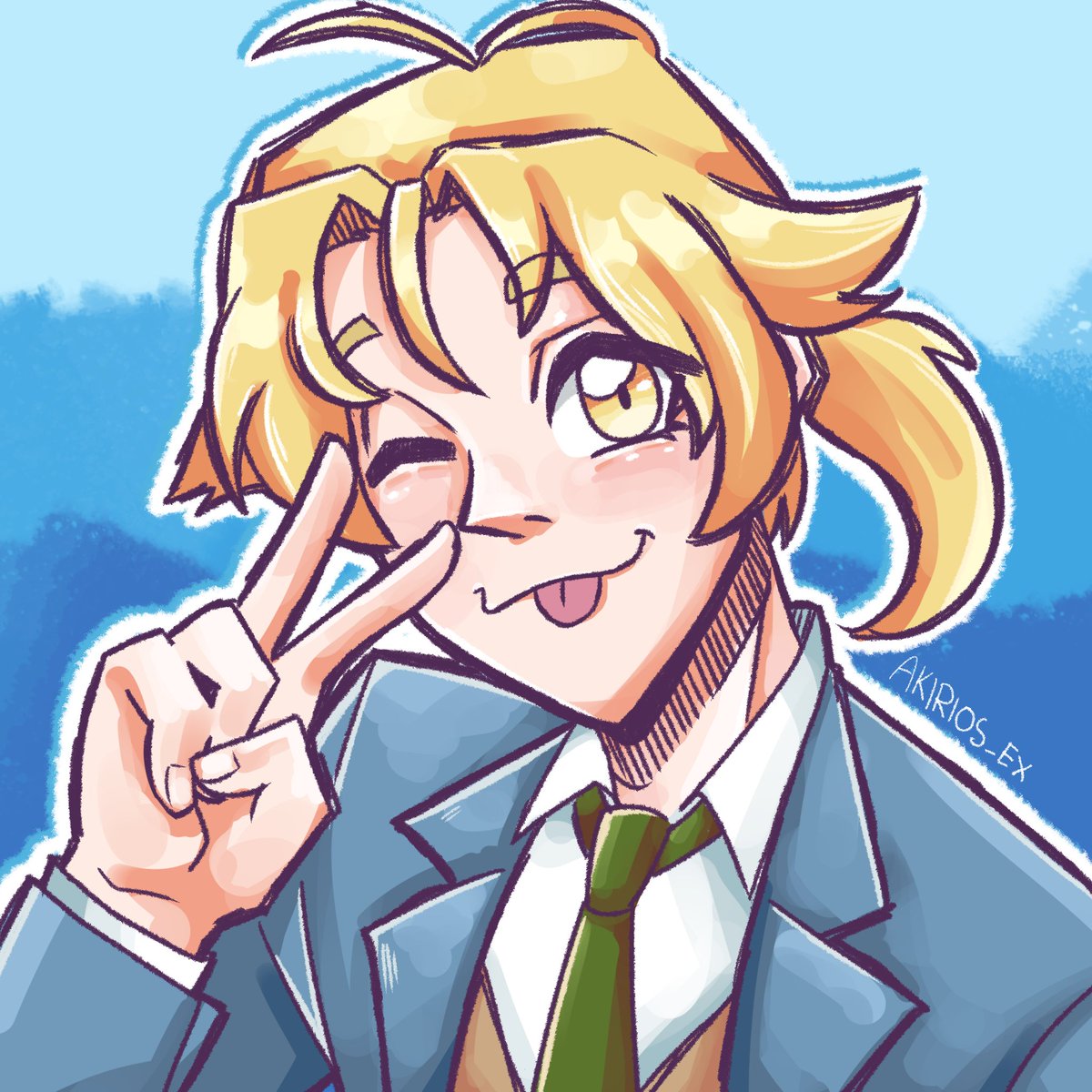 Hi :3, along with the role announcement for <a href="/LinksReStory/">LinkS: Re Story 🍁</a>, here is a drawing of Huan! Hope you love this boy, and if you don't, lock your windows.