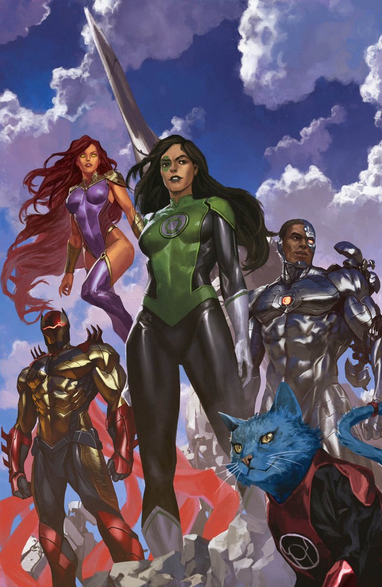 Started and finished re reading Justice League Odyssey, good run that used a unique line-up incorporating the traditional and unusual for this team. Truly picks up after the intro, I loved the cosmic theme and the cast's interactions with Darkseid (Jessica's growth was perfect👌)