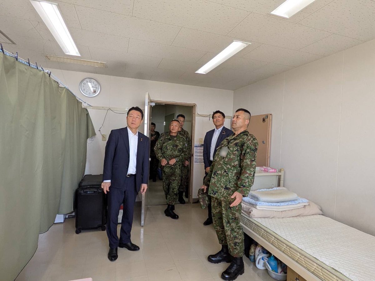 7月23日、本田防衛副大臣及び小林防衛大臣政務官は、陸上自衛隊礼文分
