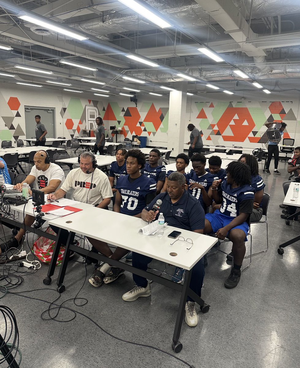 Great Day for DPSCD Annual Football Media Day with all 16 teams!!!!