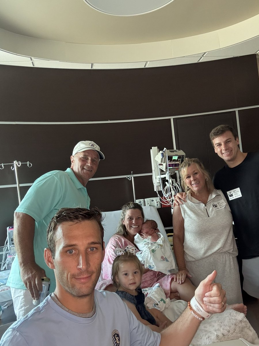 Today we welcomed baby girl #2. She is already anxious for the start of soccer season. She will be wearing Viking black and gold all fall- don’t be mistaken for her being a mizzou fan! Feeling extra blessed today!