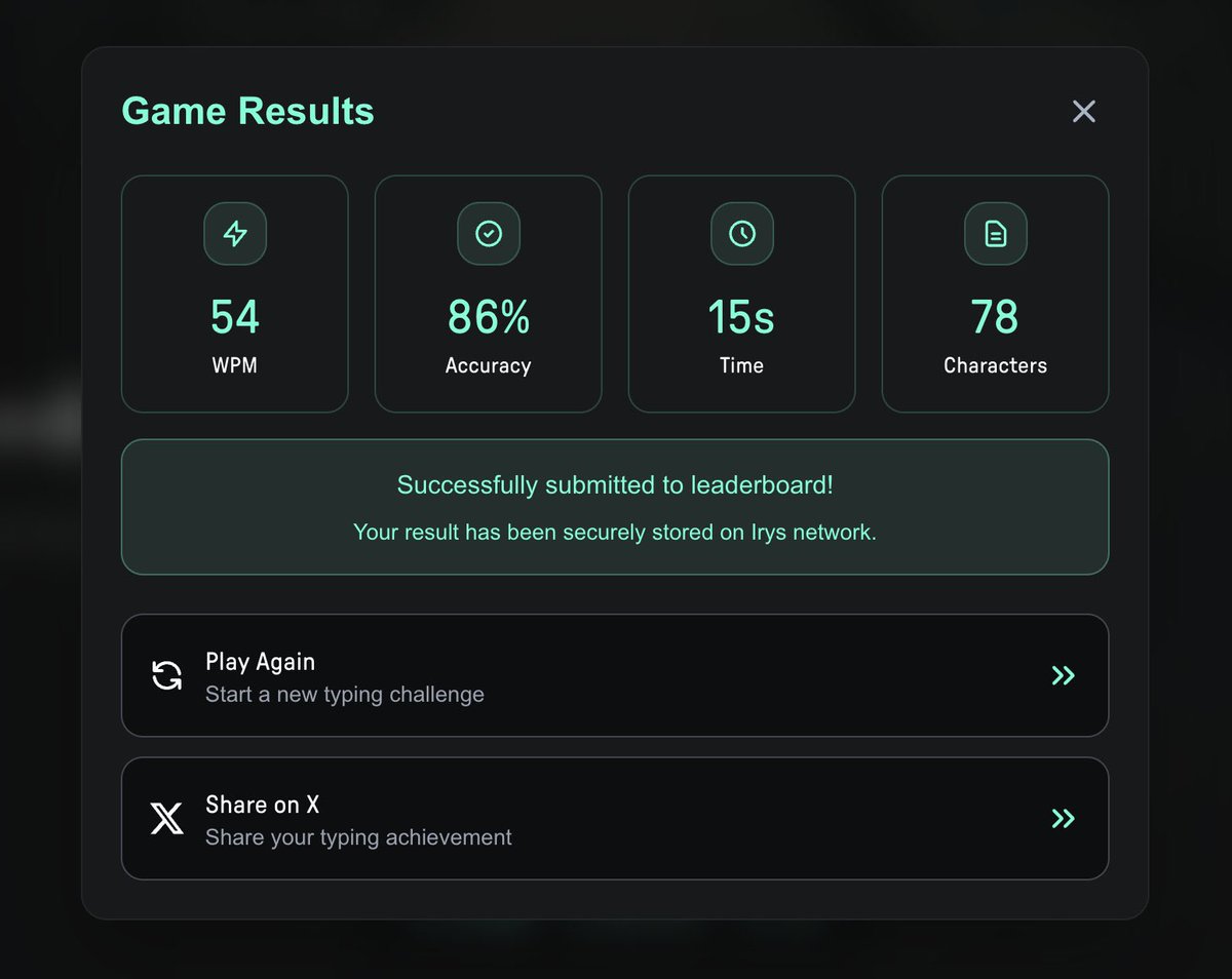 asyndefi's tweet image. #Irys is a huge potential in terms of on-chain interaction to be rewarded, a very old school type, but I love it.

For now, what you could only do to build your onchain reputation in @irys_xyz chain is playing #Spritetype, a competition about how quick your finger is on the…