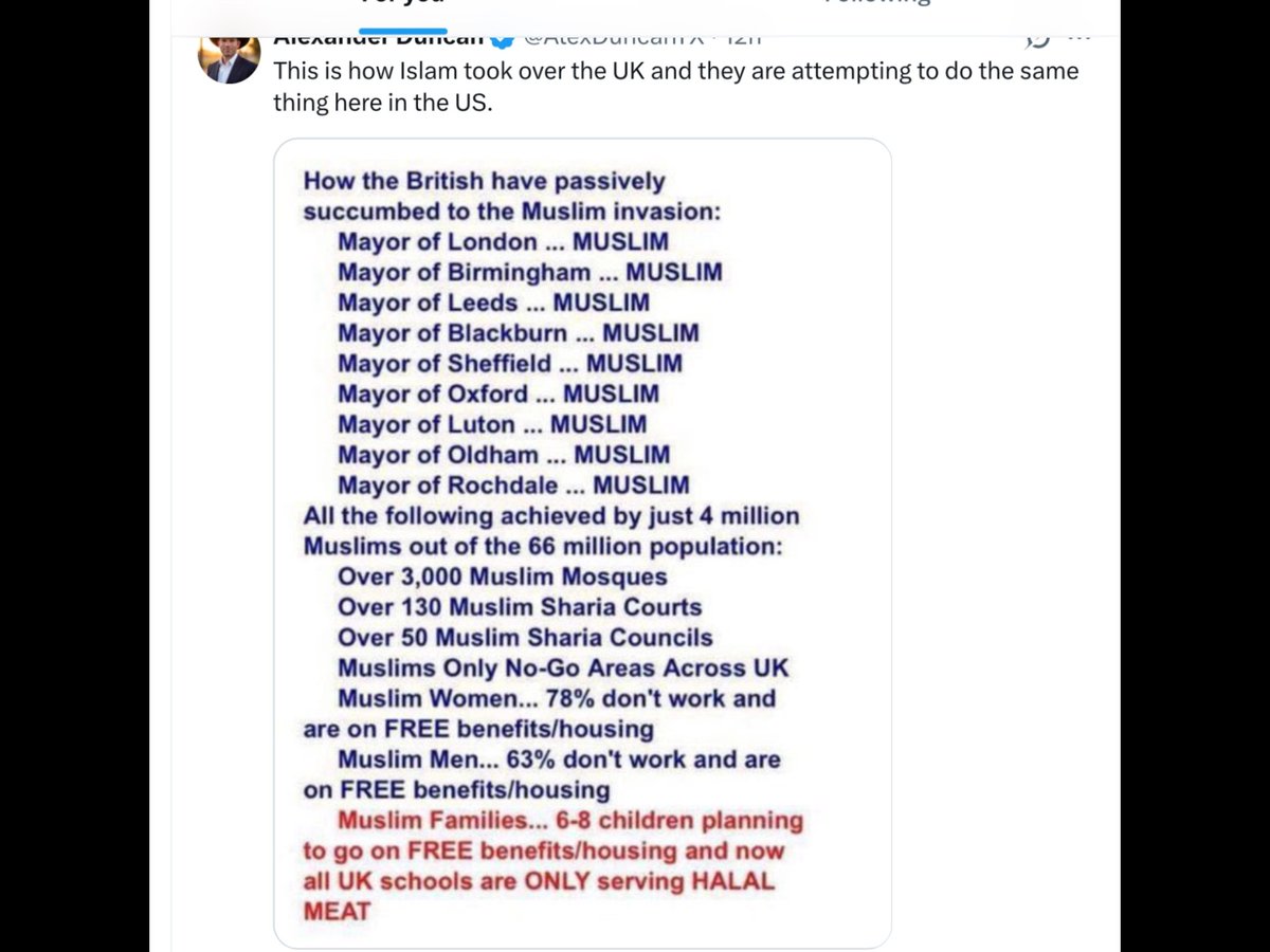 <a href="/OliLondonTV/">Oli London</a> Well, let’s see; they deny gangs r@@ young girls, Islam taking over the city! Yup, pretty much a disaster!