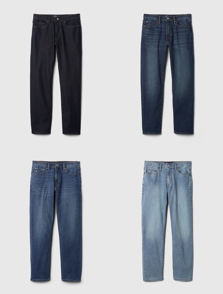 SneakerShouts's tweet image. STEAL: Gap Straight Denim Jeans only $18 each (65% OFF)
BUY HERE: buff.ly/YzbAVSc