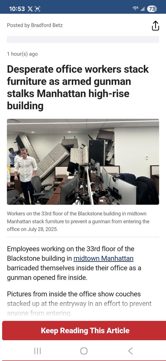 Kristopher99736's tweet image. Apparently he was there for a reason I wonder what the motive was you don't travel all that way and go to the 44th floor or how whatever floor it was unless you had an intended target