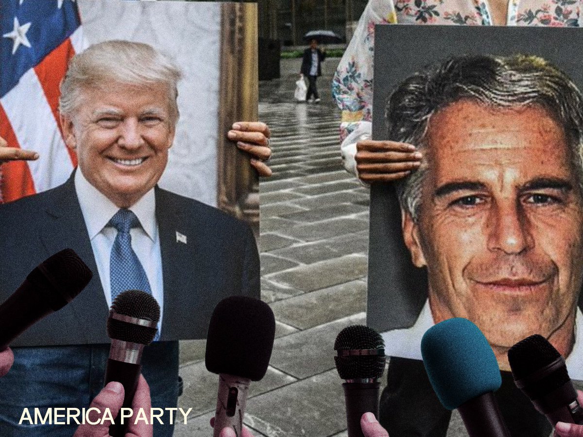 News America Party (@americapartyx) on Twitter photo "Wow I can’t believe Epstein killed himself before realizing it was all a hoax"
— Elon Musk "Wow I can’t believe Epstein killed himself before realizing it was all a hoax"
— Elon Musk