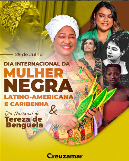 teixeiracds's tweet image. #25Julho ✊🏽✊🏾✊🏿
Creuzamar de Pinho e outras #MulheresNegras celebraram sua força, beleza e ancestralidade reafirmando compromisso contra racismo estrutural, LGBTfobia e violência contra as mulheres.
Resistindo para existir!
@creuzamarpinho @ptbrasil @ptmaranhao_13 @francimarmmelo