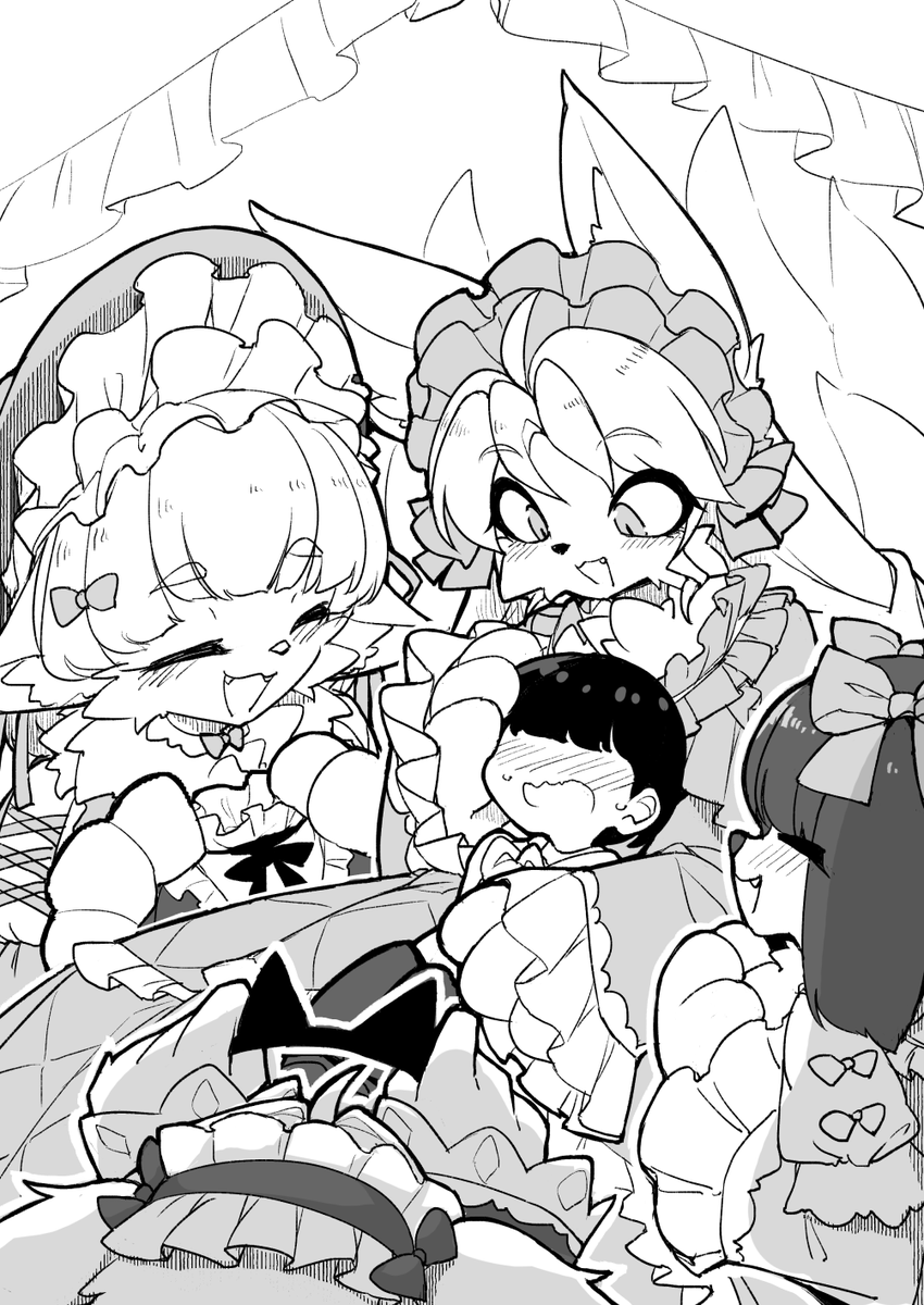 fun_bo's tweet image. 恐らくこの時が過去イチでフリル密度の高い絵