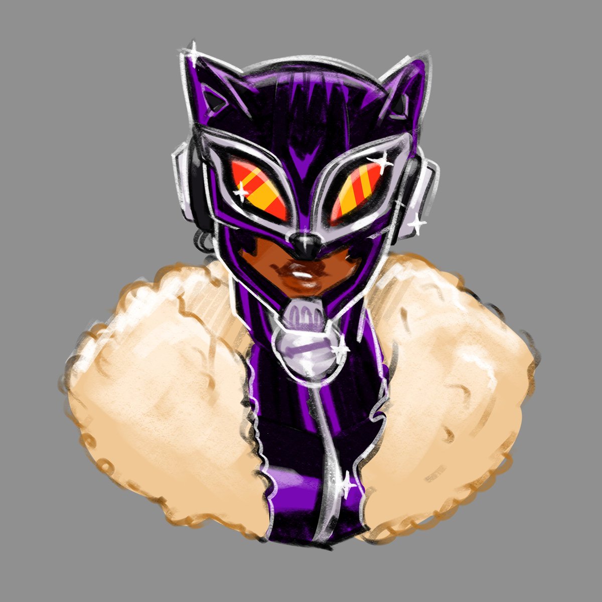 ttoddalkey's tweet image. catwoman design