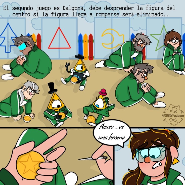 SARYFazbear_'s tweet image. SQUIDGAME: JUEGOS DEL MULTIVERSO
Segundo juego: Dalgona..
#squidgame_juegosdelmultiverso #gravityfalls #squidgameau #billfordfanchild #GravityFallsOc #SaríCipher #stanfordpines #stanleypines #stanfordgleeful #piramidsteve #megalomaniacford #simplebill