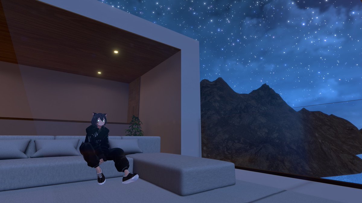 【VRChatワールド記録】

月と星が水面に静かに映え
願いを託す、流星の軌道
想いは君の心まで届くかな

🔹World：Silent Stella
🔹By：三色団子。

vrchat.com/home/launch?wo…

#VRChat #VRChat_world紹介 #VRChatPhotography