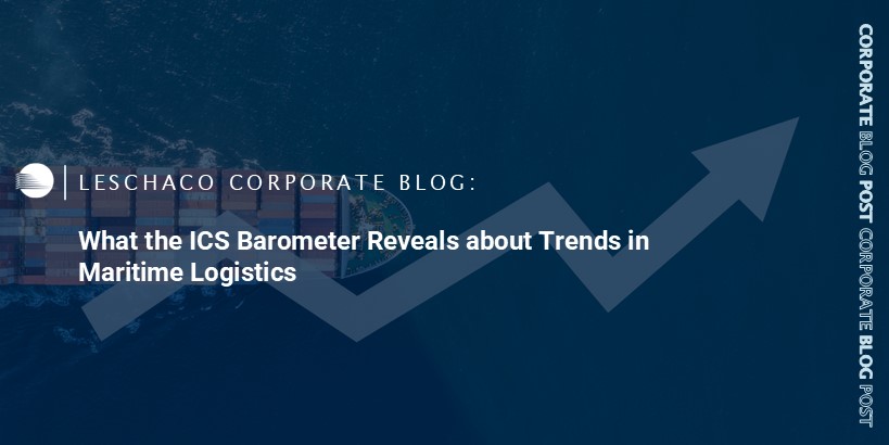 Geopolitical shifts, digital threats, and fuel challenges are shaping the future of #maritime transport. Discover the key takeaways from the ICS Maritime Barometer in our latest #blogarticle: monkeylink.co/482536

#LeschacoCorporateBlog #logistics