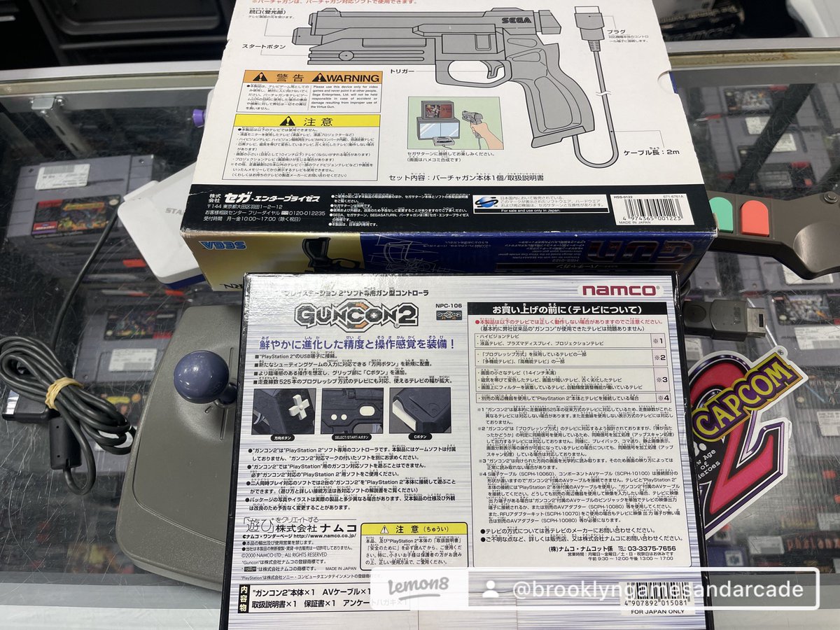 ArcadeBrooklyn's tweet image. Some of tonight’s trades. #segasaturn #imports #virtuagun #Guncon2 and more…