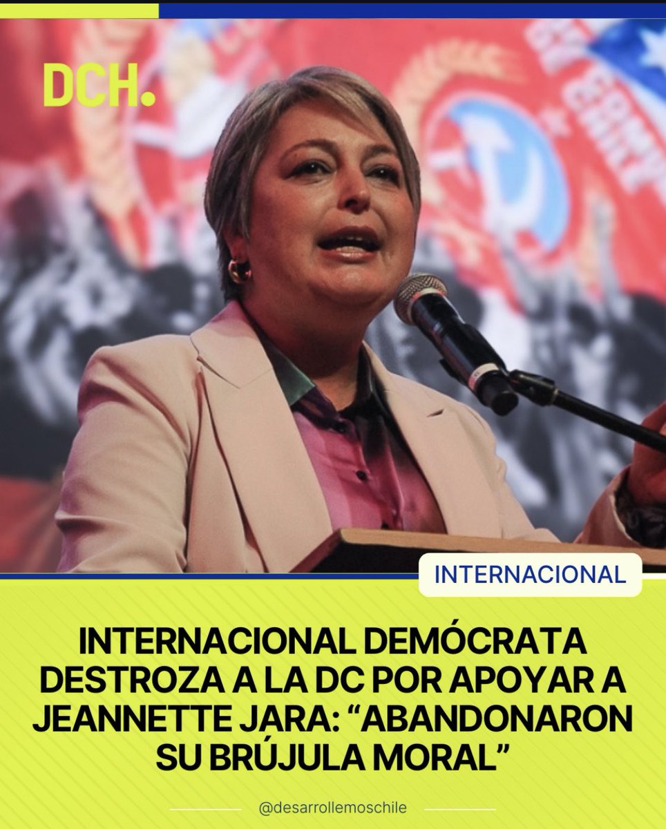 Federación por Chile 🇨🇱 (@ferchile21) on Twitter photo La internacional demócrata de centro debe expulsar al <a href="/PDC_Chile/">Democracia Cristiana</a> y quitar todo financiamiento <a href="/KonradAdenauer/">Konrad Adenauer</a> por traicionar sus valores #Chile La internacional demócrata de centro debe expulsar al <a href="/PDC_Chile/">Democracia Cristiana</a> y quitar todo financiamiento <a href="/KonradAdenauer/">Konrad Adenauer</a> por traicionar sus valores #Chile