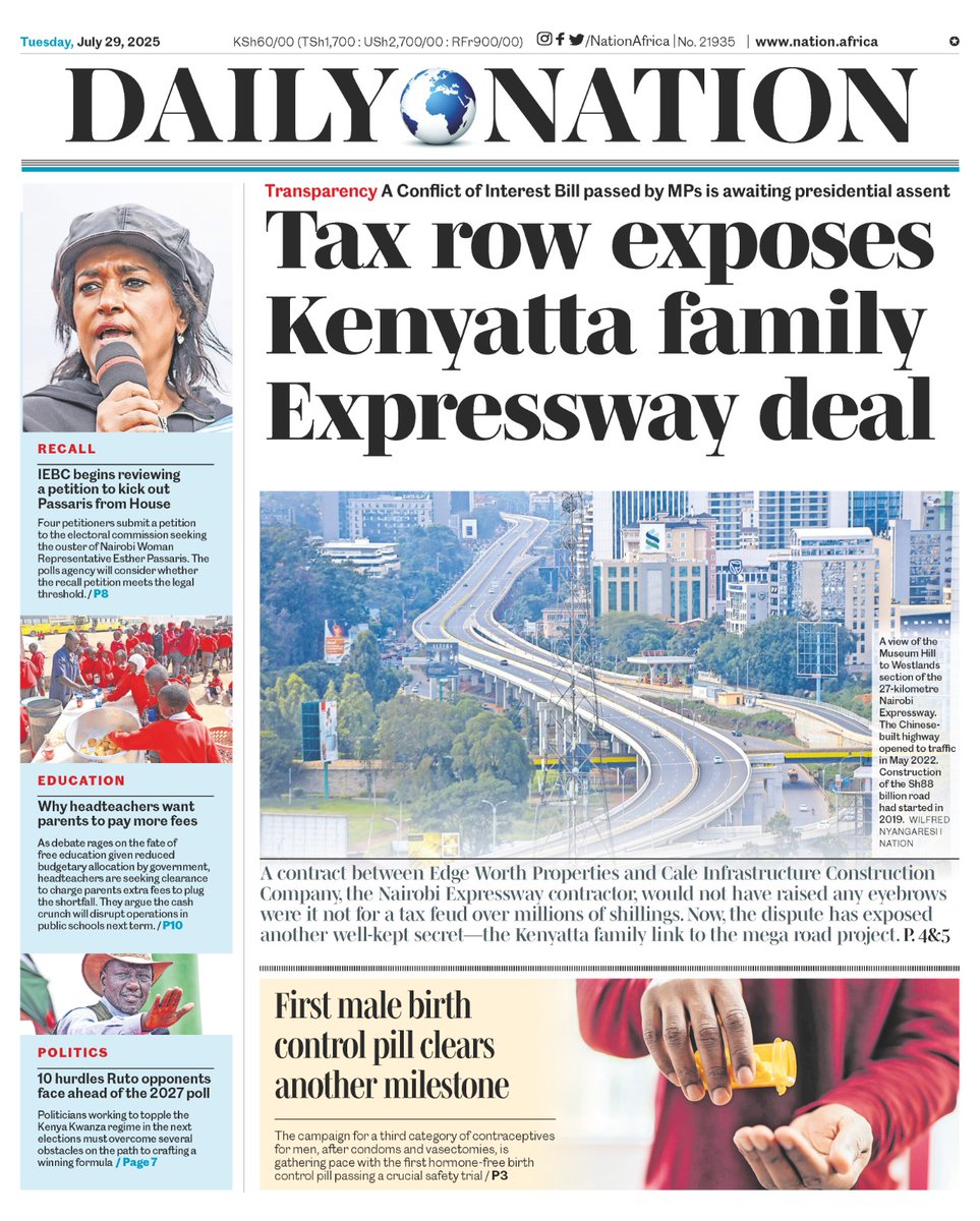 Tax row exposes Kenyatta family Expressway deal
epaper.nation.africa