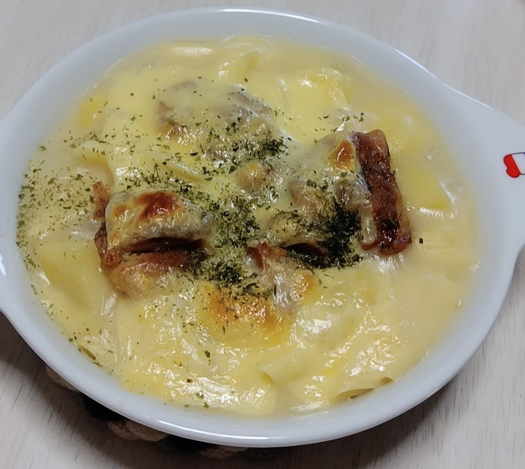 jun55369996's tweet image. チキンペンネグラタン♡