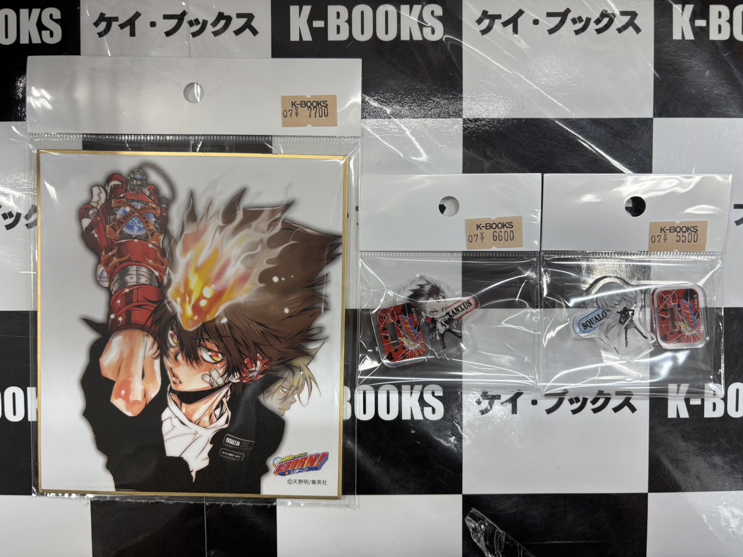 天野明展　in京都　ミニ色紙コレクション　リボーン　REBORN 沢田綱吉 K-BOOKS秋葉原本館 ジャンプ作品 on X: 
