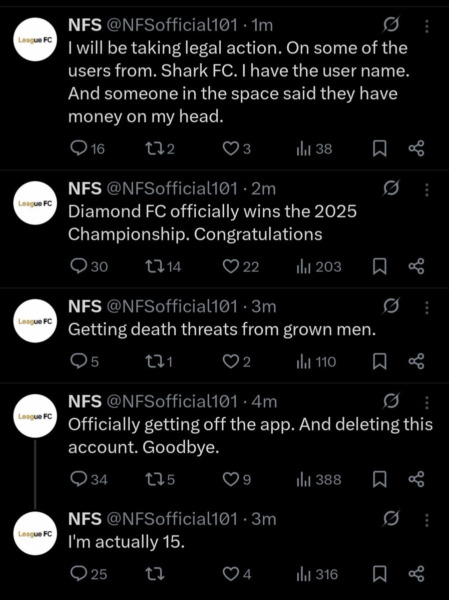 MylesHighClub3's tweet image. Where were you when NFS collapsed?
