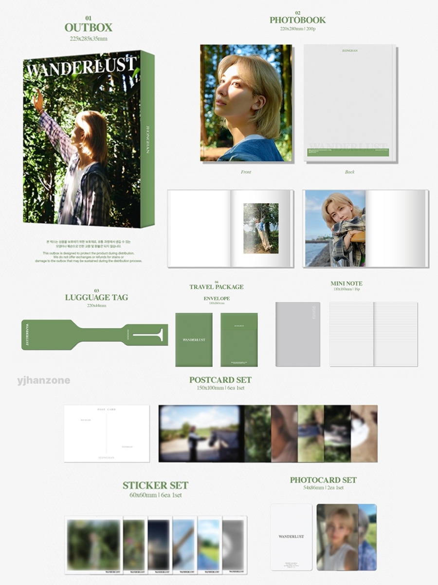 jeonghan 'wanderlust' photobook inclusion previews #정한 #JEONGHAN