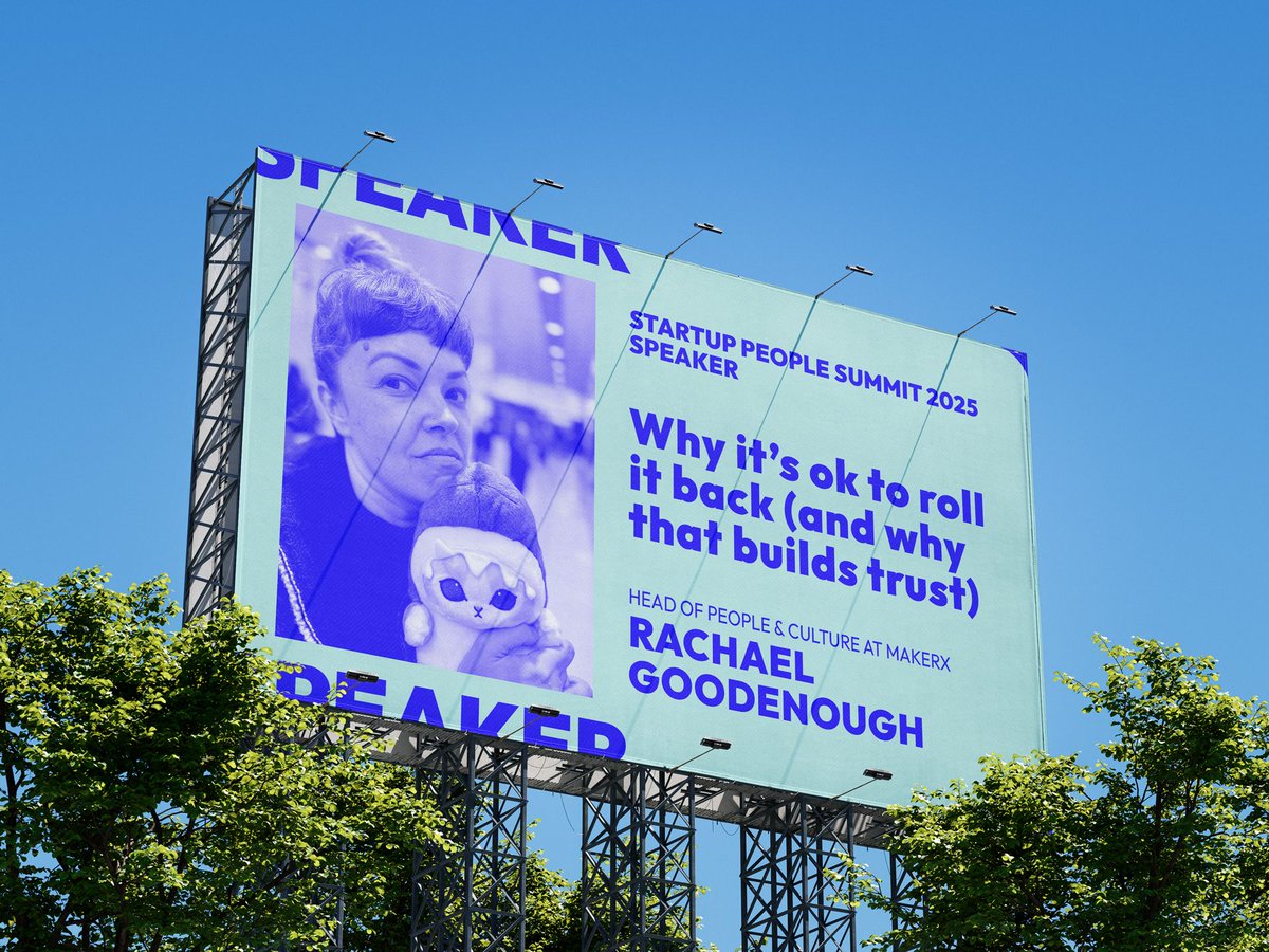 Startups love to ship fast, try new things, and keep moving. But what happens when something doesn’t land?

At this week’s Startup People Summit, our Head of People &amp; Culture, <a href="/RacheGoodo/">Rache Goodenough</a>, is sharing what happens when you don’t charge ahead, and why sometimes rolling it back is