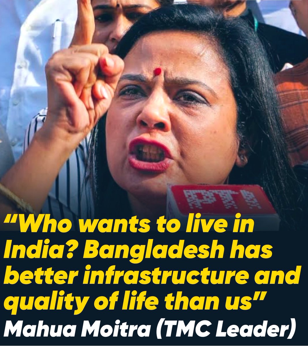 फिर हिंदुस्तान में गंदगी क्यों मचा रही हो 🤔? 

बांग्लादेश ही जाओ ……तुम्हारी तो इकतरफ़ा टिकट का खर्चा हम ही दे देंगे