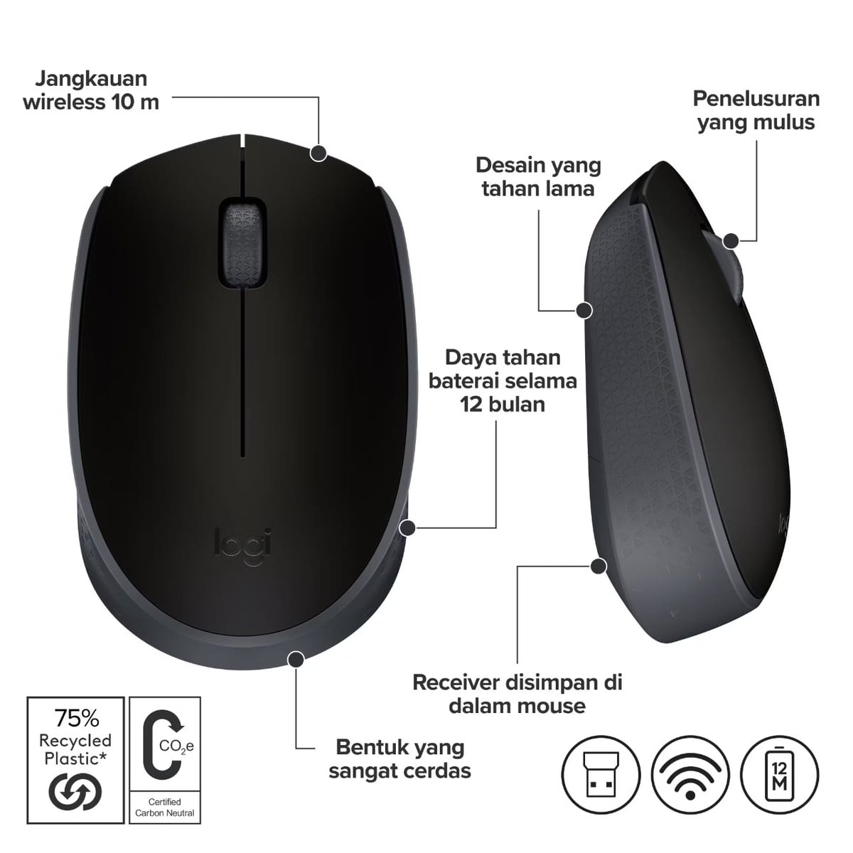 Krisna_Rest's tweet image. Sejak pakai Logitech M170, kerja jadi lebih bebas &amp;amp; rapi! 🖱️ Plug &amp;amp; play, nyaman digenggam, responsif banget. Nggak repot kabel, baterai awet 12 bulan!
#MouseWireless #LogitechM170 #WorkSmart

s.shopee.co.id/5pxYiEzODO