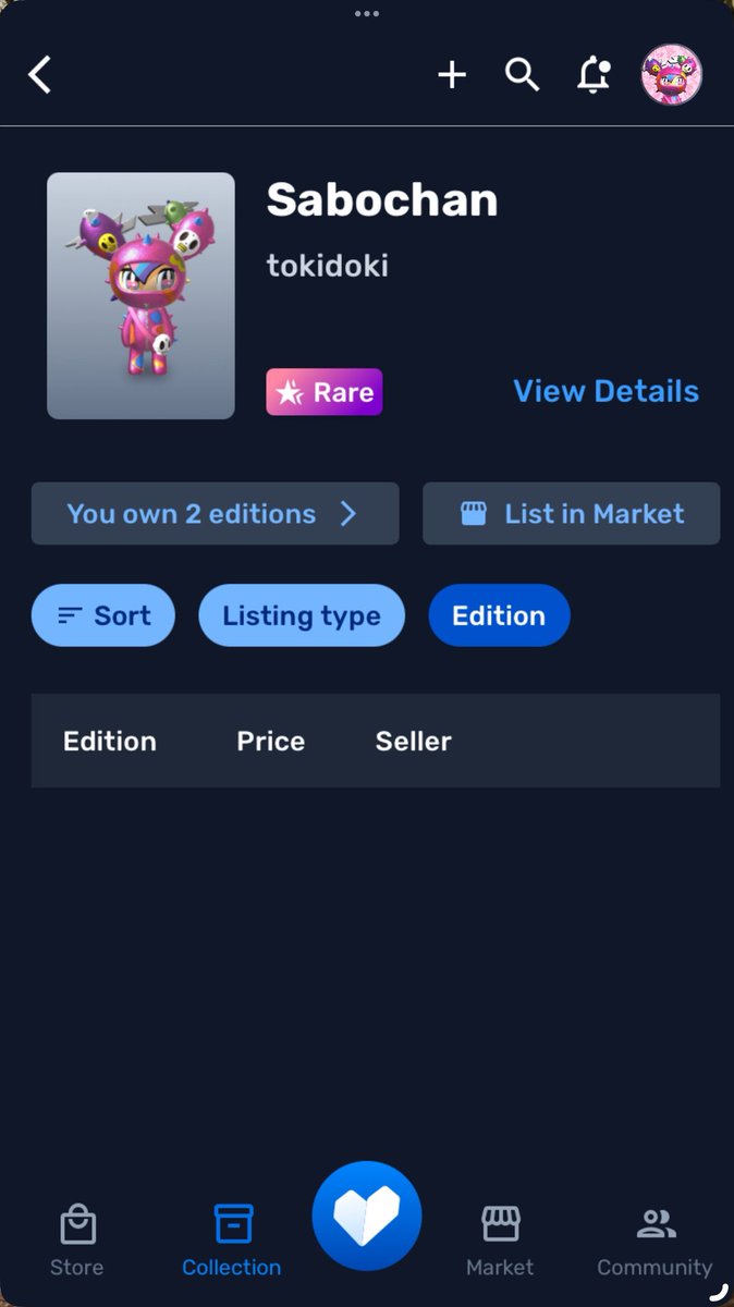 AlexanderR49958's tweet image. I don’t think I’ve seen any other nft on VeVe completely not for sale everyone is holding. #Grailed