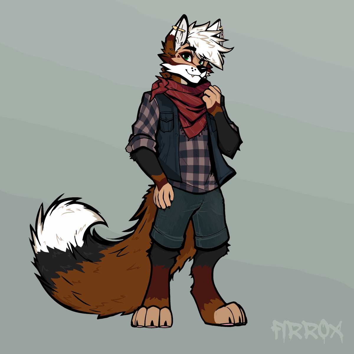 Full body commission for <a href="/AyVex_/">Vex🐾</a> 
#art #furry #furryart #furryartwork