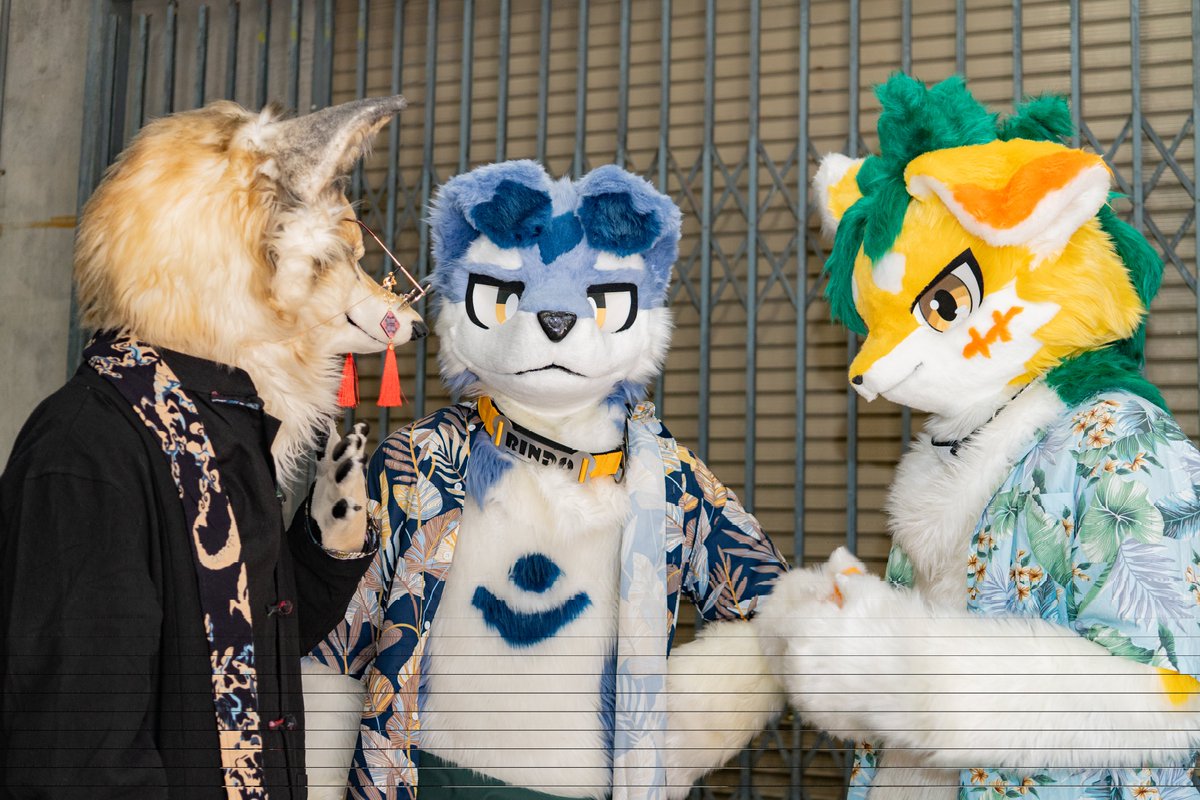 怪しいお兄さんにマーケティングされている💠🍍
 #FursuitEveryday