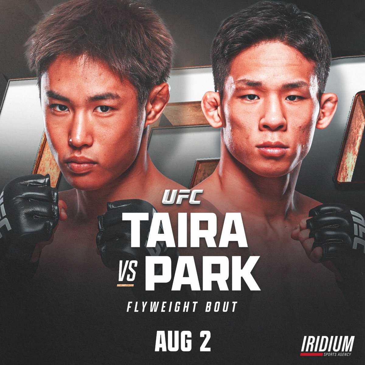 8/3(日)UFCVegas108
平良達郎の相手がHyun Sung Parkに変更となりました。
上位陣との試合はUPでしたが
急遽ランク外との試合もUFCで戦う常。
気持ちの維持も一つの壁となりますが
そこは日本の皆様の応援が達郎の情熱を燃え上がらせます。
日本の皆様達郎へPOWERを下さい👊

#THEBEST
#平良達郎
#UFC