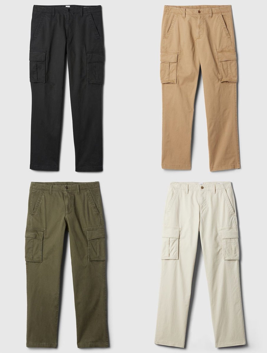 SneakerShouts's tweet image. 65% OFF the Gap Essential Cargo Pants
BUY HERE: buff.ly/LEizQXG