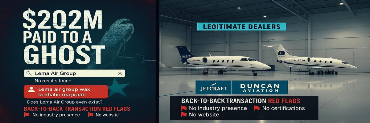 InaHassan3's tweet image. We must critically scrutinize this middleman called "Lema Air Group."