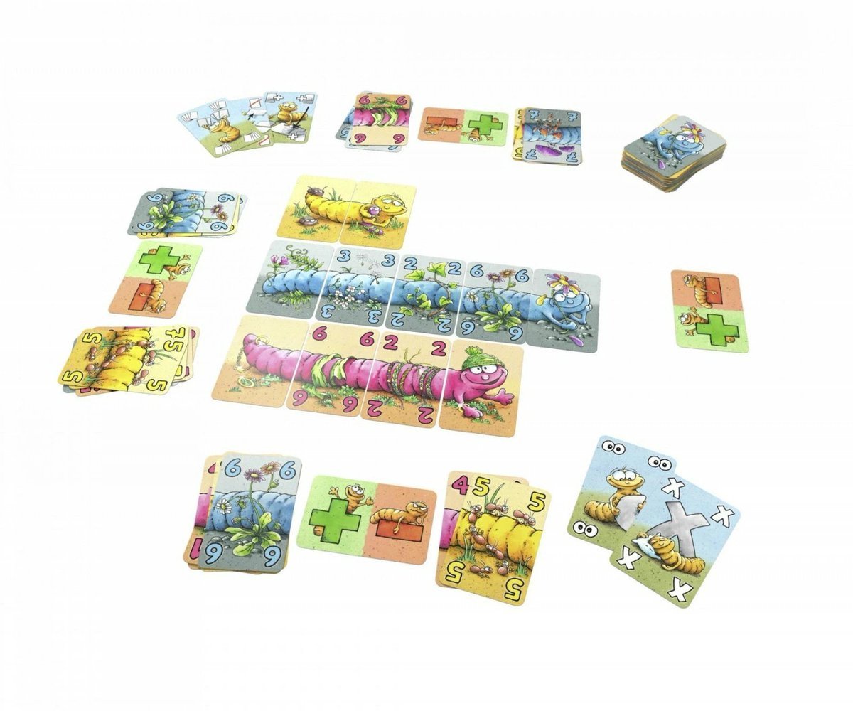 KenJboardgame's tweet image. ●ボードゲーム通販情報⭐️🌞
.
「ミミズにょきにょき 日本語訳付」
.
【楽天で取り扱い中】
.
定価2,000円+送料別
a.r10.to/hkMGcm
.
発売中🌞7月
適切な長さのミミズを見極めて、高得点を目指すゲームです。
