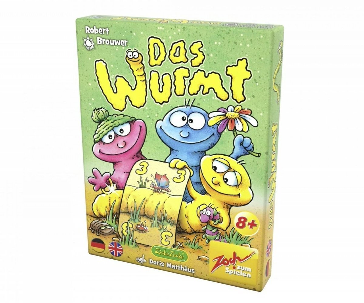 KenJboardgame's tweet image. ●ボードゲーム通販情報⭐️🌞
.
「ミミズにょきにょき 日本語訳付」
.
【楽天で取り扱い中】
.
定価2,000円+送料別
a.r10.to/hkMGcm
.
発売中🌞7月
適切な長さのミミズを見極めて、高得点を目指すゲームです。